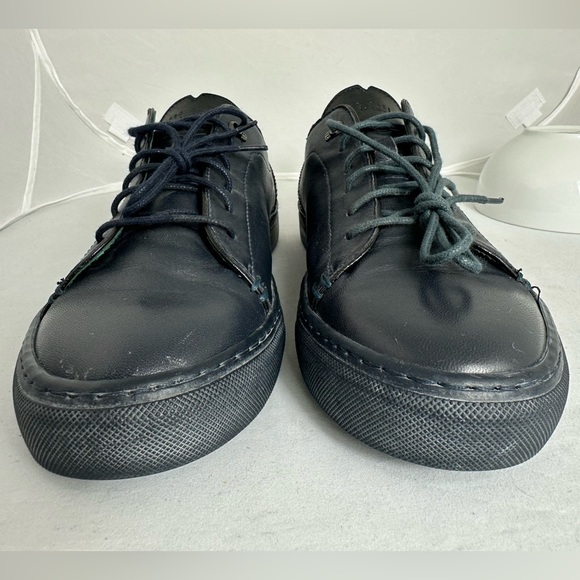 Ted Baker London Men's Princc Leather Blue Black Casual Oxford Dress Sneakers, 8 - Picture 4 of 12
